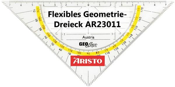 ARISTO Geodreieck 70-AR23011, Hypotenuse 16 cm, flexibel