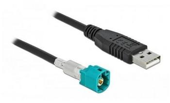 DeLock Kabel HSD Z Stecker zu USB 2.0 Typ-A Stecker 0,5 m
