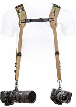 BlackRapid Double Camera Harness – Multi-Terrain Camo