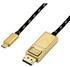 ROLINE GOLD Adptrkb.USB C-DP 4K ST/ST 2m - Digital/Daten - Digital/Display/Video (11.04.5849)