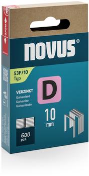 Novus Flachdrahtklammern D Typ 53 F 10mm 600 Stk.