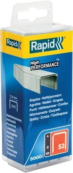 Rapid 53/8mm Klammern 5.000 Stk., Kunststoffbox