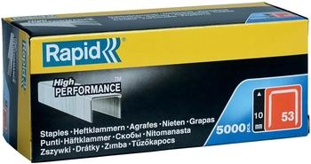 Rapid 53/10mm Klammern 5.000 Stk., Schachtel