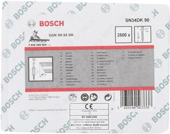 Bosch D-Kopf Streifennagel SN34DK 90, 3,1 mm, 90 mm, blank, glatt (2608200004)
