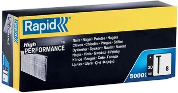Rapid Nagel Typ 8, 30mm Stauchkopfnägel, verzinkt, 5000 Stück (40014273)