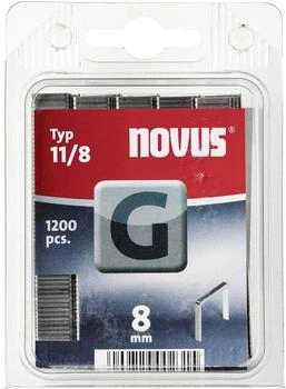 Novus Flachdrahtklammer Typ 11 / 8 mm 1200 Stück (042-0385)