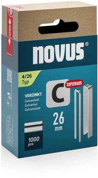 Novus Schmalrückenklammern Typ 4 26 mm (042-0804)