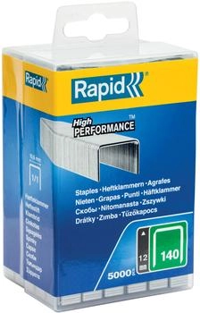 Rapid Flachdrahtklammern Typ 140/12 mm 5000 Stück Kunststoffbox (40303091)
