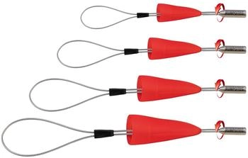 Runpotec Kabelziehschlaufe RUNPOFIX 4er-Set mit Schutzkappe und Gewinde RTG 6mm (10154)