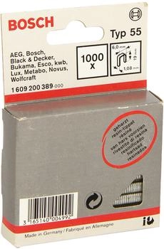 Bosch Schmalrückenklammer Typ 55 geharzt 6 x 1,08 x 19 mm (1609200389)