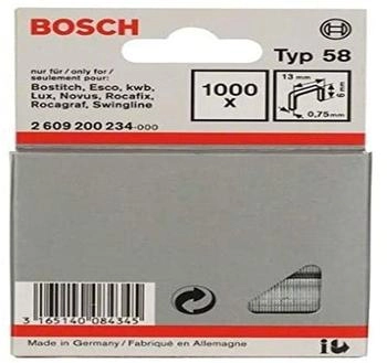 Bosch Feindrahtklammer Typ 58, 13 x 0,75 x 6 mm (2609200234)
