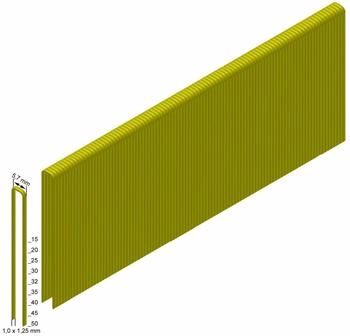 Prebena Heftklammern E 25mm verzinkt geharzt (E25CNKHA)