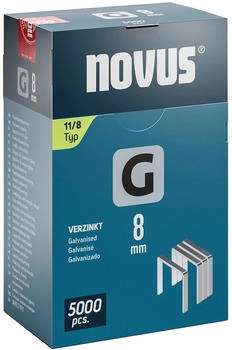 Novus Flachdrahtklammern Typ 11/G 8mm x 10.6mm 5000 Stück (042-0766)