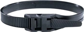 HellermannTyton Kabelbinder mit flachem Kopf PA11 123x9mm schwarz ROBUSTO LPH922 (112-00025)
