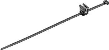 Cimco Kabelbinder mit Clip 4,6 x 200 mm schwarz UV-stabilisiert (181825)