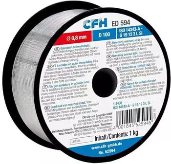 CFH Edelstahlschwei&szlig;draht ED594 &Oslash; 0,8mm 1kg (52594)