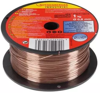 Rothenberger Edelstahl-Schweißdraht Ø 0,8mm 1kg Spule (31235)
