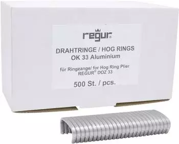 REGUR Drahtringe OK 33 ALU-ZI, 35x95mm, 450 Stück (60722)