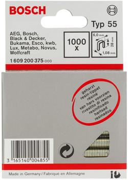 Bosch 1000 Tackerklammern 28/6 mm Typ55 (1609200375)