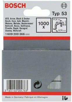 Bosch 1000 Tackerklammern 10/11.4mm Typ 5 (1609200366)