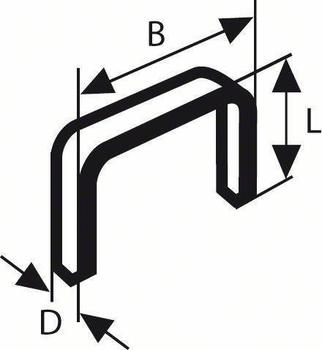 Bosch Tackerklammern Typ 53 11,4x6mm (2609200209)