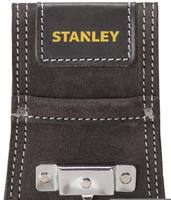 Stanley Hammerhalter f&uuml;r G&uuml;rtel Halter mit Metallbogen B&uuml;ffelleder 12x7x16,5mm