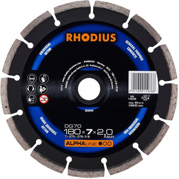 RHODIUS DG70 180 mm (304094)