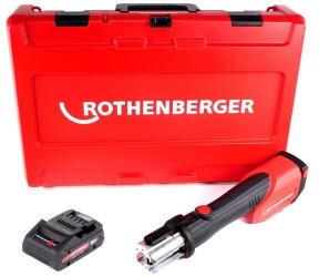 ROTHENBERGER ROMAX 4000 Akku Pressmaschine 18 V Li-Ion elektrohydraulisch im Transportkoffer mit 4 Ah Akku, ohne Ladegerät