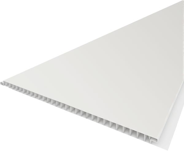 Baukulit VOX Verkleidungspaneel Eco-Line, BxL: 265x25 cm, (Set, 4-tlg) hochglänzend, glatt, weiß