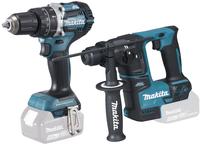 Makita DLX 2278 Akku Kombo Kit Brushless + DHP 484 Schlagbohrschrauber 54 Nm + DHR