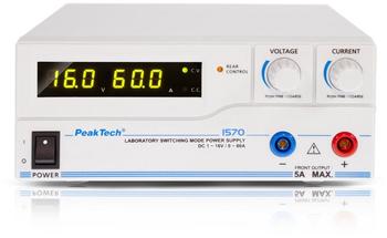PeakTech Labornetzger&auml;t 1 Kan. ...16 VDC VDC 60 A, Programmierbar (PeakTech 1570)