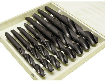 Holzmann Maschinen SPSMK34 HSS Metall-Spiralbohrer-Set 8teilig MK3, MK4 1 Set