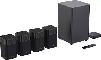 Hisense HT Saturn Dolby Atmos/DTS:X Wireless Home Cinema Speaker System Atmos / DTS:X Black