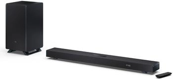 Sharp HT-SBW53121(BK) 3.1.2 with Wireless Subwoofer 550W Bluetooth HDMI ARC Dolby Audio -Tuned by Devialet- Black