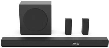 Hisense AX Series AX5100Q 5.1 Channel 580W 6.5”Wireless subwoofer included Dolby Atmos and DTS:X for tv Black