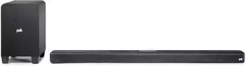 Polk Audio Signa S4 Ultradünne Soundbar mit kabellosem Subwoofer, Dolby Atmos, Bluetooth (Signa S4)
