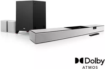 Teufel CINEBAR PRO 2 f&uuml;r Dolby Atmos Select Surround 7.1.-Set Schwarz Wei&szlig;