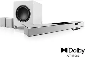 Teufel CINEBAR PRO 2 f&uuml;r Dolby Atmos Surround 7.1.-Set Wei&szlig;
