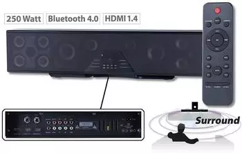 Auvisio 3D-Soundbar mit 5.1-Sound, HDMI & Bluetooth