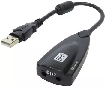 Keepdrum USB-HA USB-Soundkarte Audio-Adapter 3,5-mm-Klinke (usb-ha)