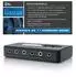 CSL USB Soundkarte extern 7.1 Surround, Lautstärkeregelung, schwarz