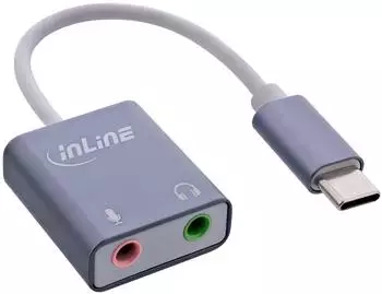 InLine USB Audio Soundadapter, USB-C Kabel (33051F)