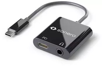 Sonero X-UA200 USB-C auf 3,5mm Klinke + USB-C Adapter (X-UA200)
