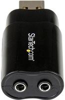 Startech ICUSBAUDIOB, Startech Stereo Audio Adapter schwarz USB 2.0