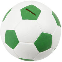 Hmf 4790 Spardose Fu&szlig;ball Lederoptik, 15 Cm Gr&uuml;n