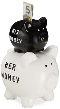 Relaxdays His Money & Her Money 14x20cm (10030821)