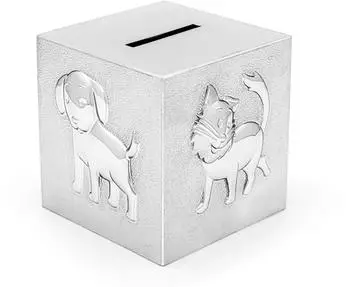 Zilverstad Spardose Tierwürfel silber (6025060)
