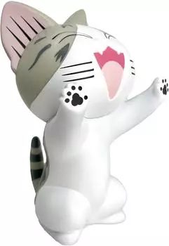 Plastoy Chi Katze Spardose, stehend (080114)