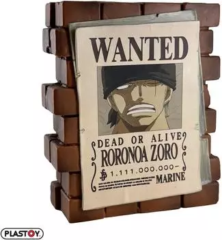 Plastoy One Piece Wanted Poster Zoro Spardose (Salvadanaio)