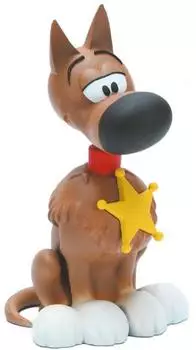 Plastoy Rantanplan Spardose, Kunststoff, 16cm (Lucky Luke)